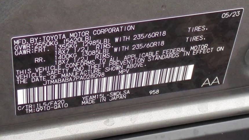 2023 Subaru Solterra JTMABABA7PA028098