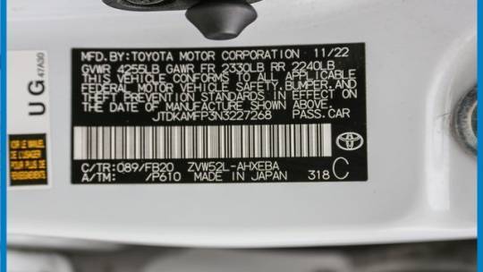 2022 Toyota Prius Prime JTDKAMFP3N3227268