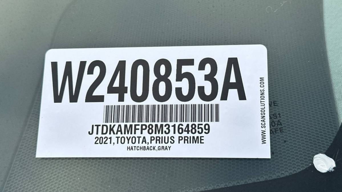 2021 Toyota Prius Prime JTDKAMFP8M3164859