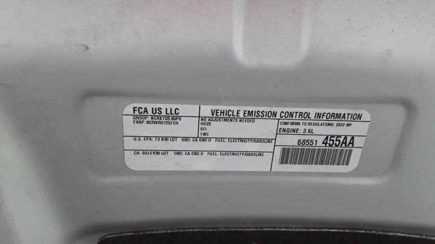 2022 Chrysler Pacifica 2C4RC1S73NR161230