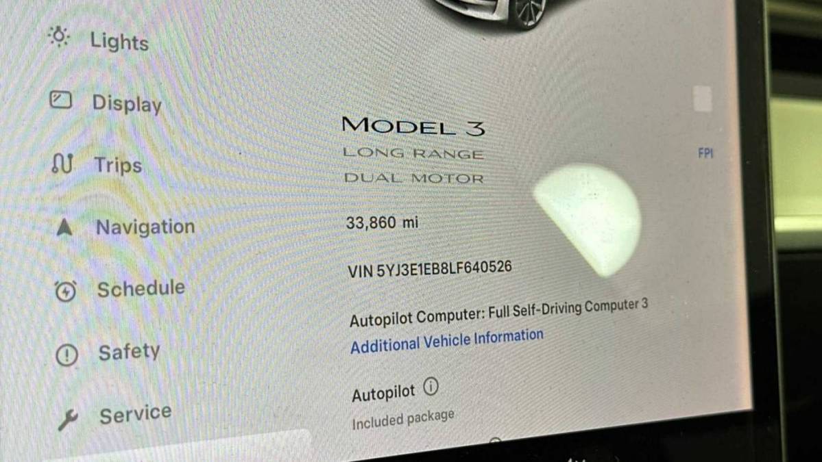 2020 Tesla Model 3 5YJ3E1EB8LF640526