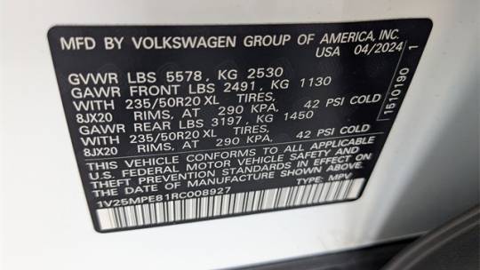 2024 Volkswagen ID.4 1V25MPE81RC008927