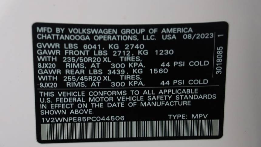 2023 Volkswagen ID.4 1V2WNPE85PC044506