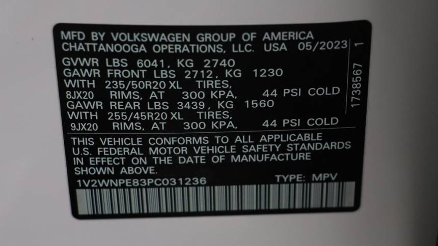 2023 Volkswagen ID.4 1V2WNPE83PC031236