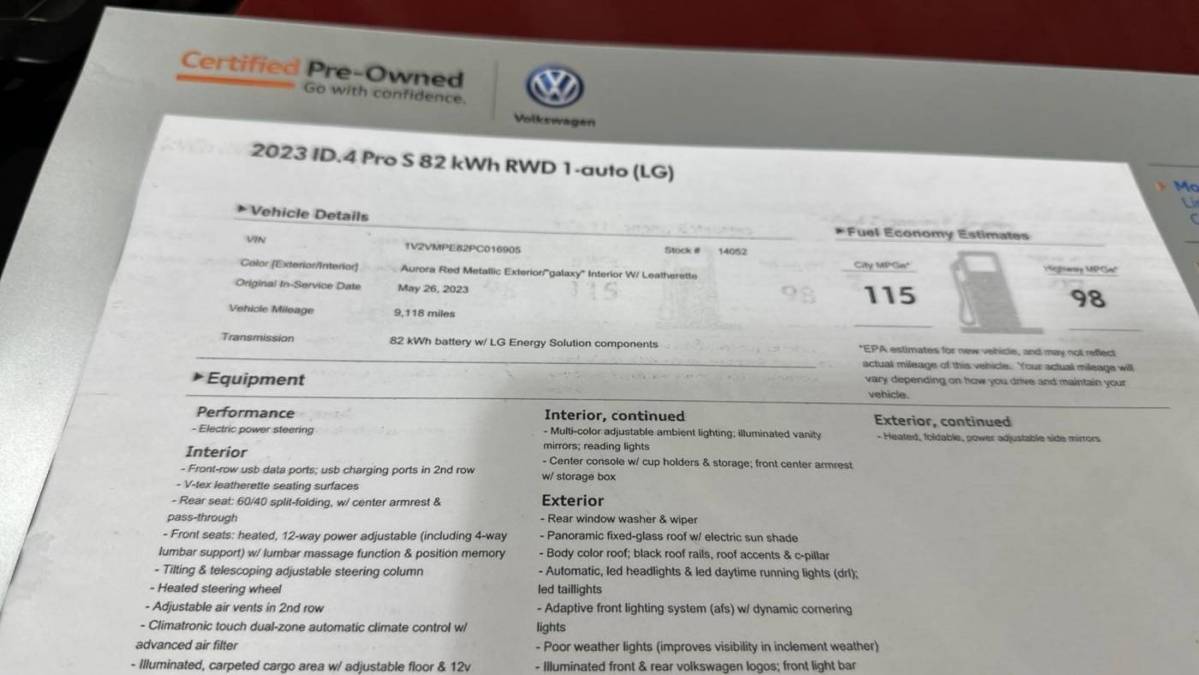 2023 Volkswagen ID.4 1V2VMPE82PC016905