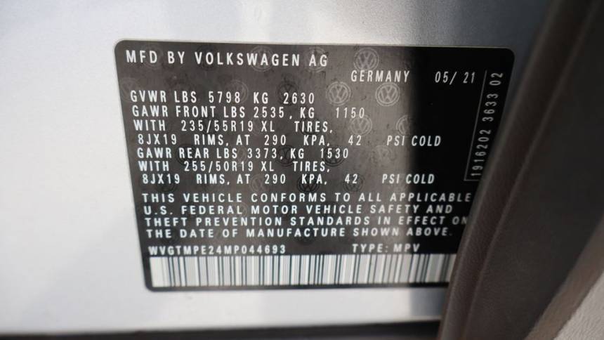 2021 Volkswagen ID.4 WVGTMPE24MP044693