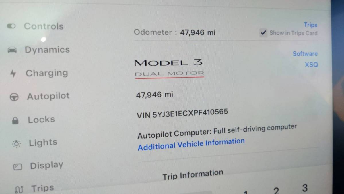 2023 Tesla Model 3 5YJ3E1ECXPF410565