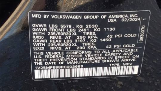 2024 Volkswagen ID.4 1V25MPE88RC003689