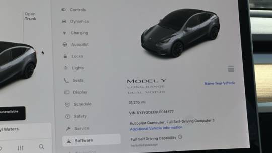 2020 Tesla Model Y 5YJYGDEE9LF014477