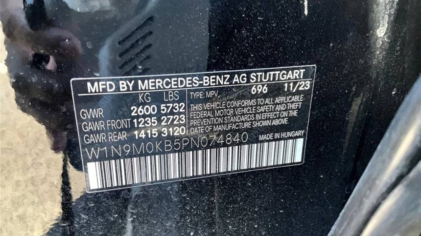 2023 Mercedes EQB W1N9M0KB5PN074840