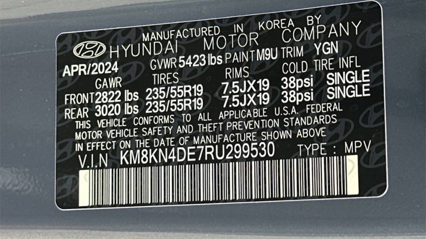 2024 Hyundai IONIQ 5 KM8KN4DE7RU299530