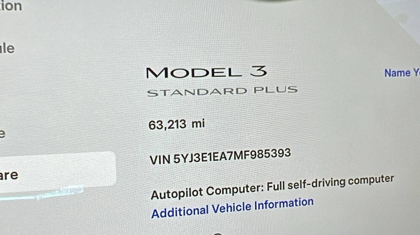 2021 Tesla Model 3 5YJ3E1EA7MF985393