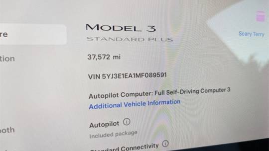 2021 Tesla Model 3 5YJ3E1EA1MF089591