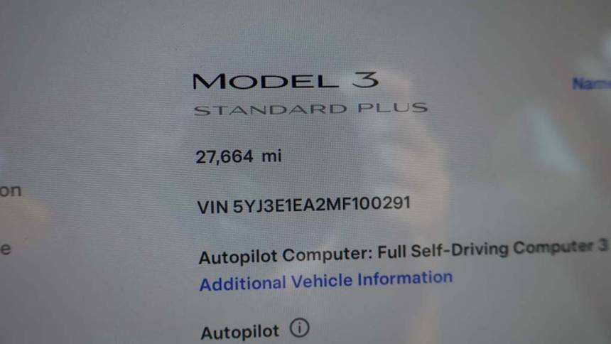 2021 Tesla Model 3 5YJ3E1EA2MF100291