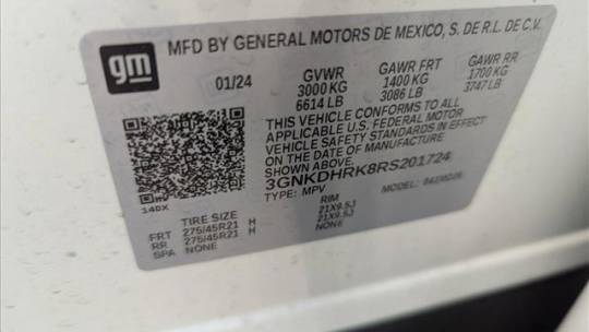 2024 Chevrolet Blazer EV 3GNKDHRK8RS201724