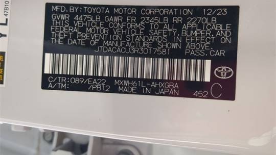 2024 Toyota Prius Prime JTDACACU3R3017581