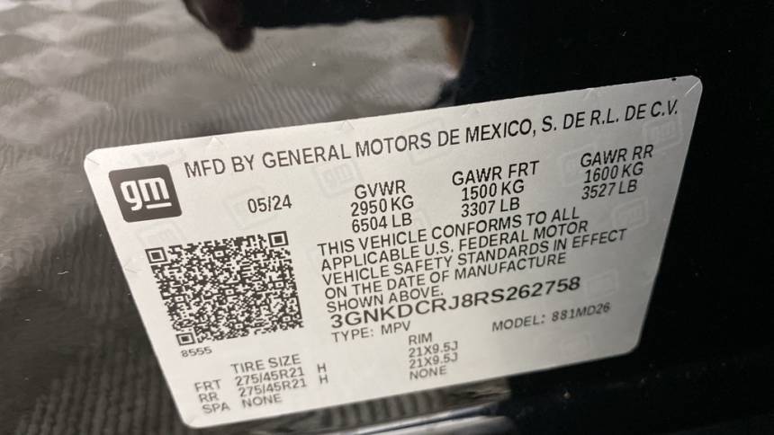 2024 Chevrolet Blazer EV 3GNKDCRJ8RS262758