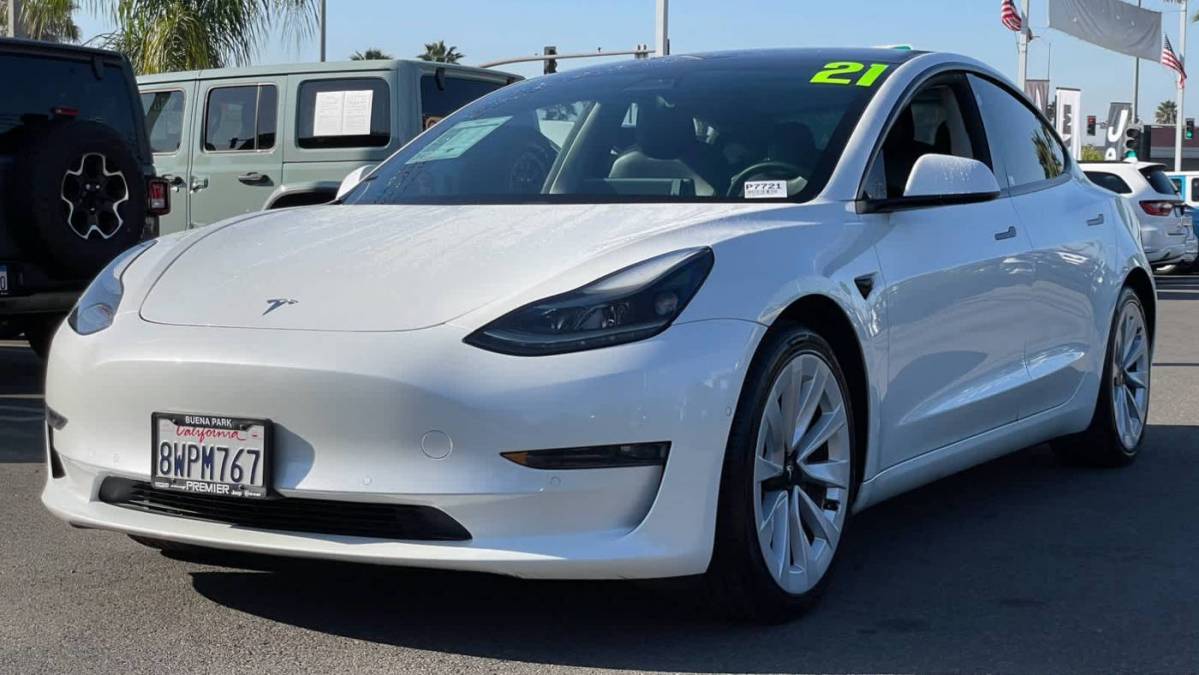 2021 Tesla Model 3 5YJ3E1EA9MF977800