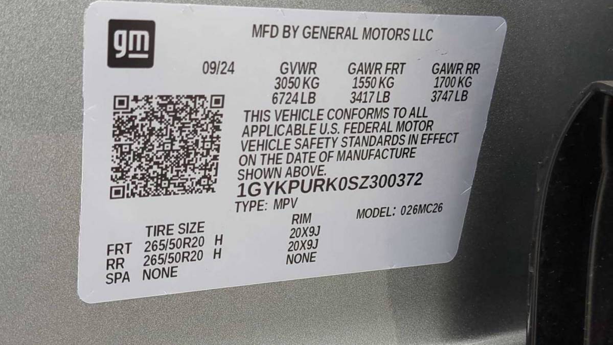 2025 Cadillac Lyriq 1GYKPURK0SZ300372