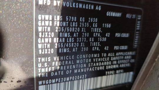 2021 Volkswagen ID.4 WVGDMPE20MP020427