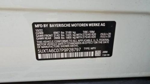 2023 BMW X5 5UXTA6C07P9P28797