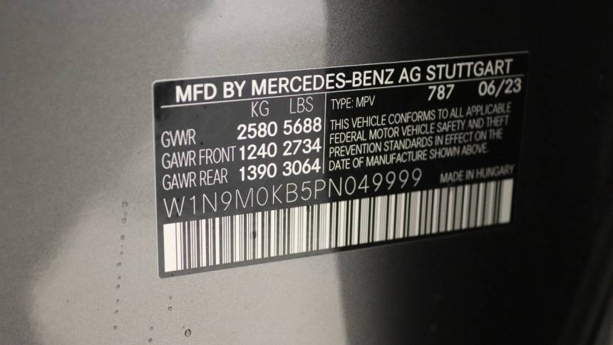 2023 Mercedes EQB W1N9M0KB5PN049999