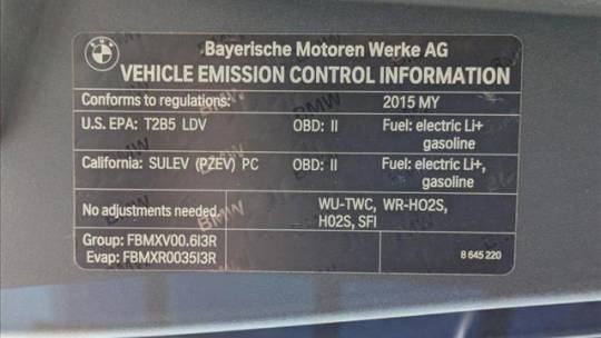 2015 BMW i3 WBY1Z4C5XFV502016