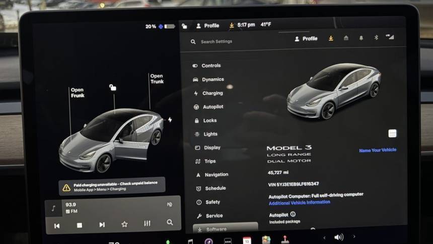 2020 Tesla Model 3 5YJ3E1EB9LF616347