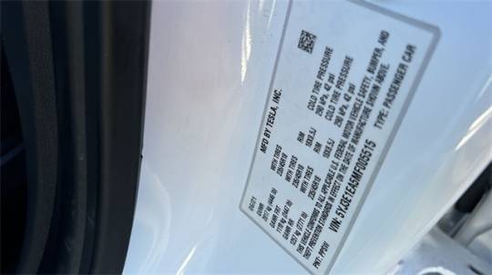 2021 Tesla Model 3 5YJ3E1EA5MF005515