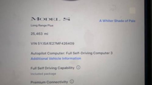 2021 Tesla Model S 5YJSA1E27MF426409