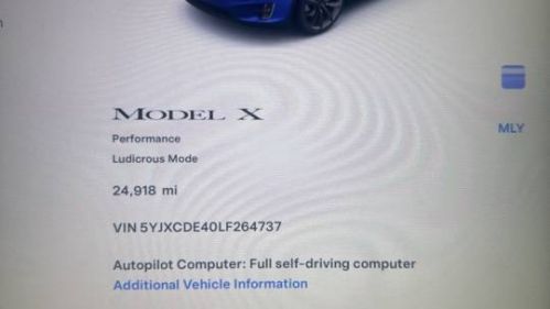 2020 Tesla Model X 5YJXCDE40LF264737