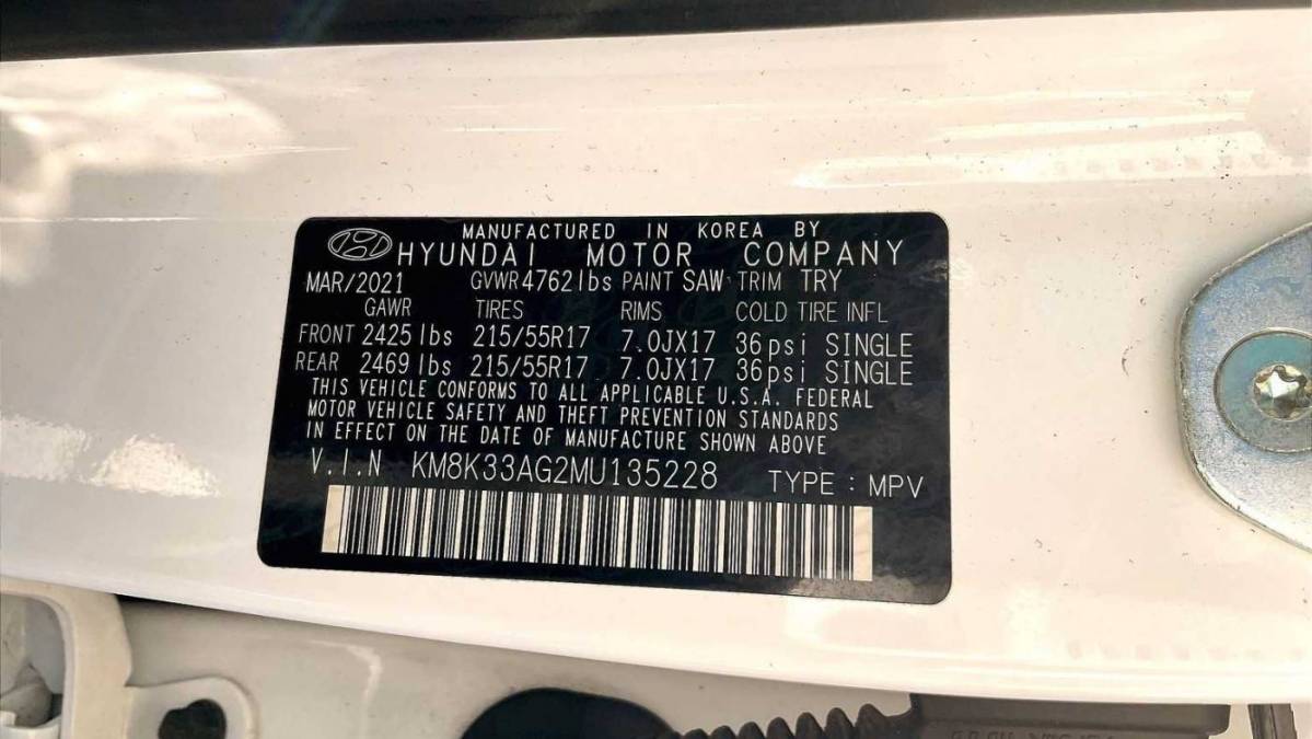 2021 Hyundai Kona Electric KM8K33AG2MU135228