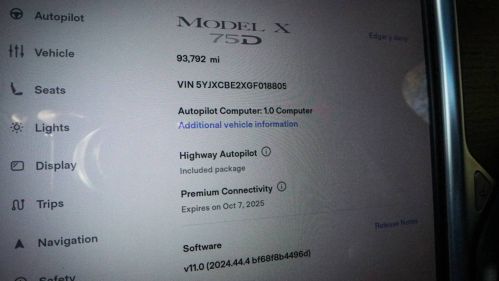 2016 Tesla Model X 5YJXCBE2XGF018805