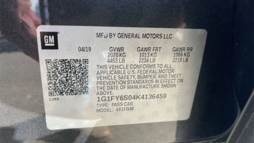 2019 Chevrolet Bolt 1G1FY6S04K4136459