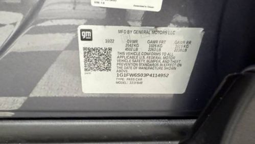 2023 Chevrolet Bolt 1G1FW6S03P4114952