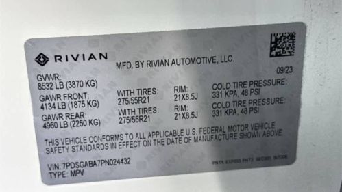 2023 Rivian R1S 7PDSGABA7PN024432