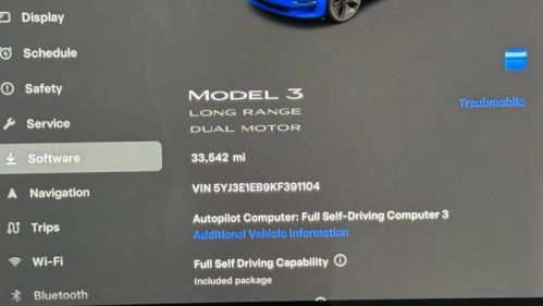 2019 Tesla Model 3 5YJ3E1EB9KF391104