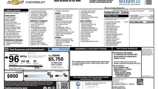 2024 Chevrolet Blazer EV 3GNKDCRJ7RS290745