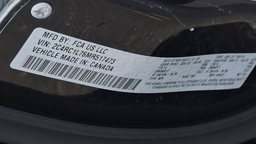 2021 Chrysler Pacifica 2C4RC1L76MR517473