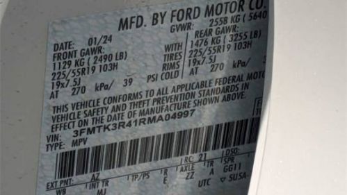 2024 Ford Mustang Mach E 3FMTK3R41RMA04997