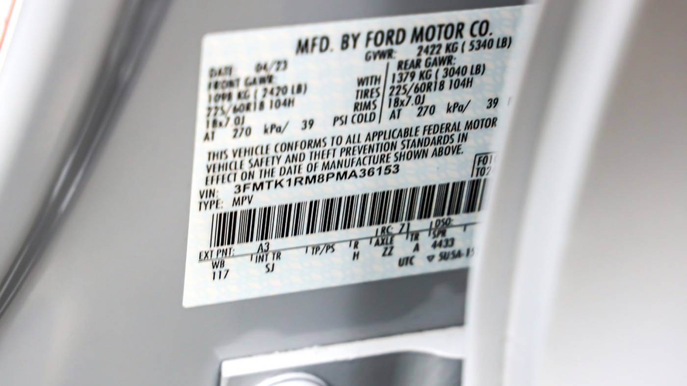 2023 Ford Mustang Mach E 3FMTK1RM8PMA36153