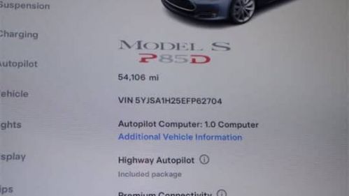 2014 Tesla Model S 5YJSA1H25EFP62704