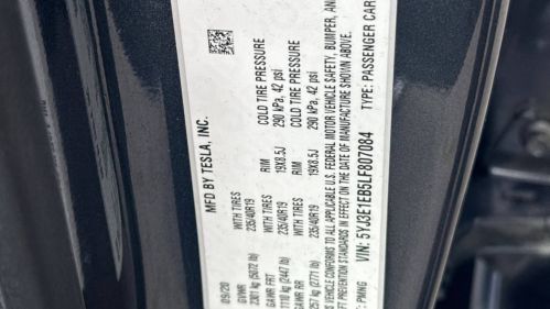 2020 Tesla Model 3 5YJ3E1EB5LF807084
