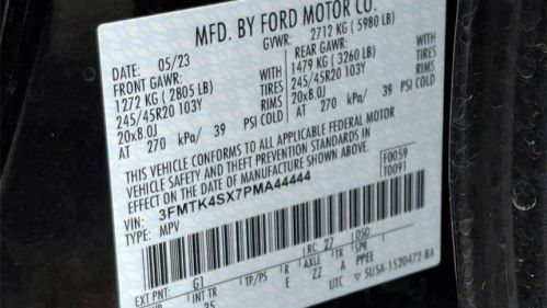 2023 Ford Mustang Mach E 3FMTK4SX7PMA44444