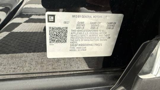 2017 Chevrolet Bolt 1G1FX6S0XH4179621