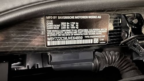 2018 BMW i3 WBY7Z2C58JVE64859