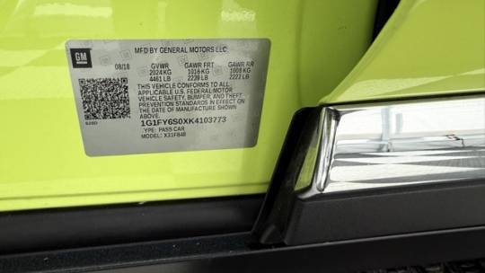 2019 Chevrolet Bolt 1G1FY6S0XK4103773