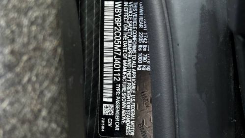 2021 BMW i3 WBY8P2C05M7J40112