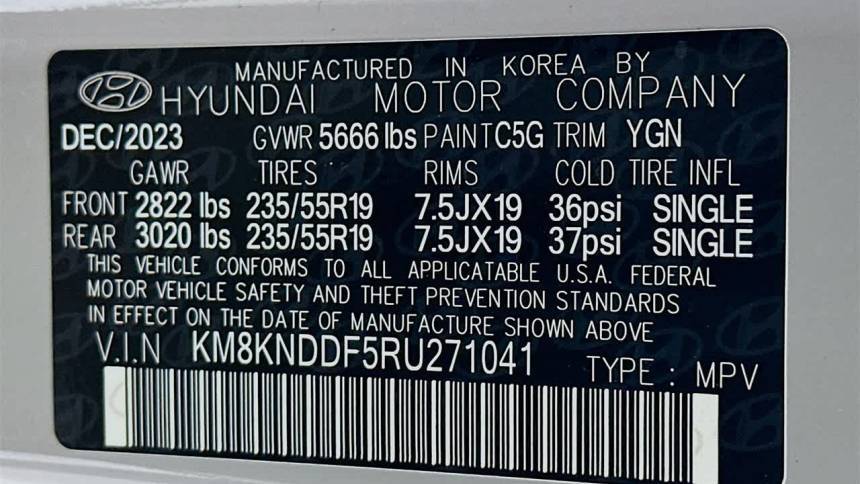 2024 Hyundai IONIQ 5 KM8KNDDF5RU271041