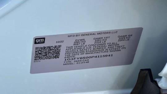 2023 Chevrolet Bolt 1G1FY6S00P4115941